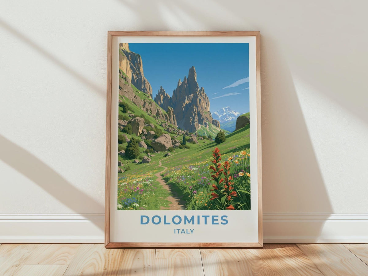 Dolomites Poster - WanderWall