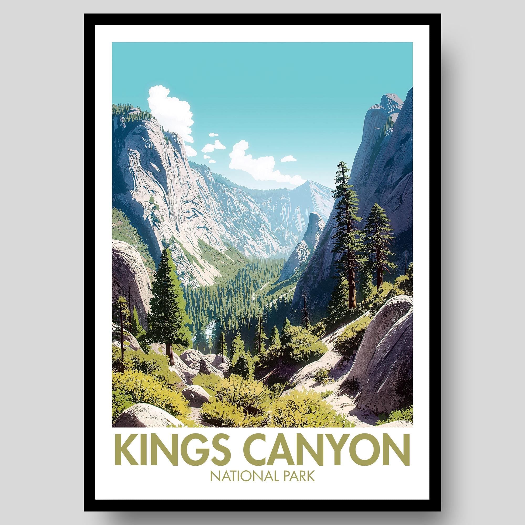 Kings Canyon National Park Poster