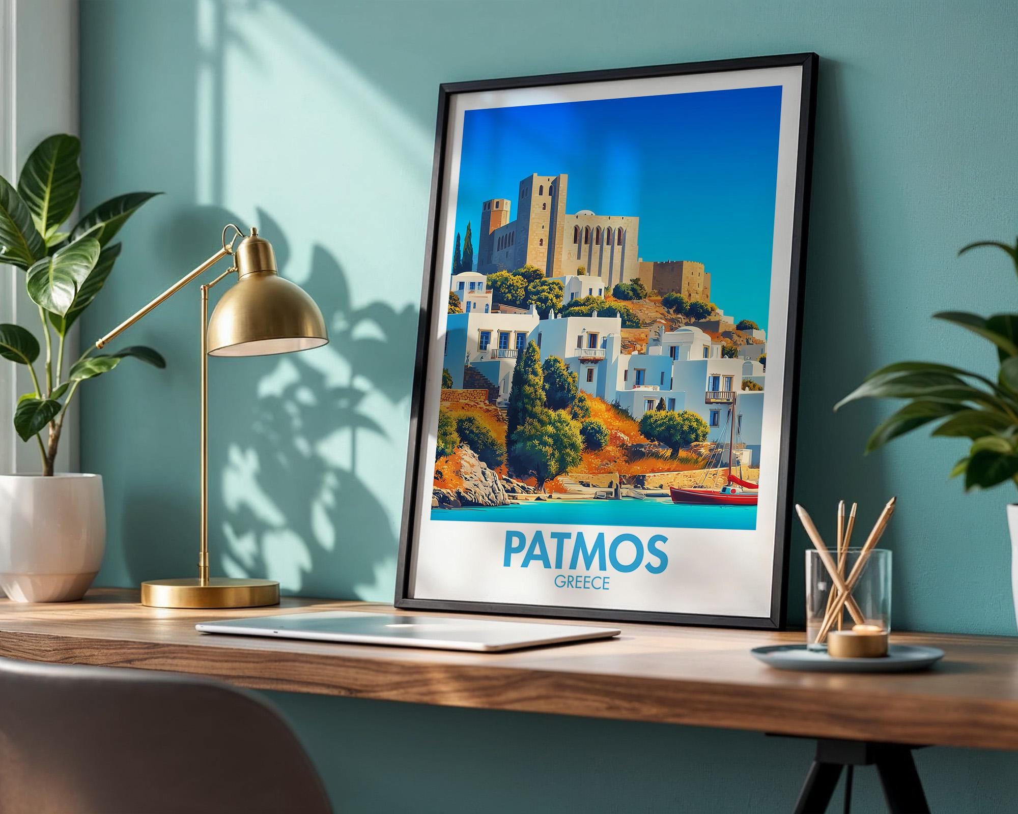 Patmos Island Poster