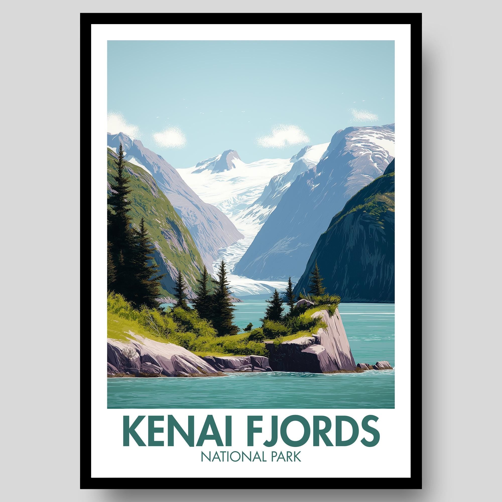 Kenai Fjords National Park Poster
