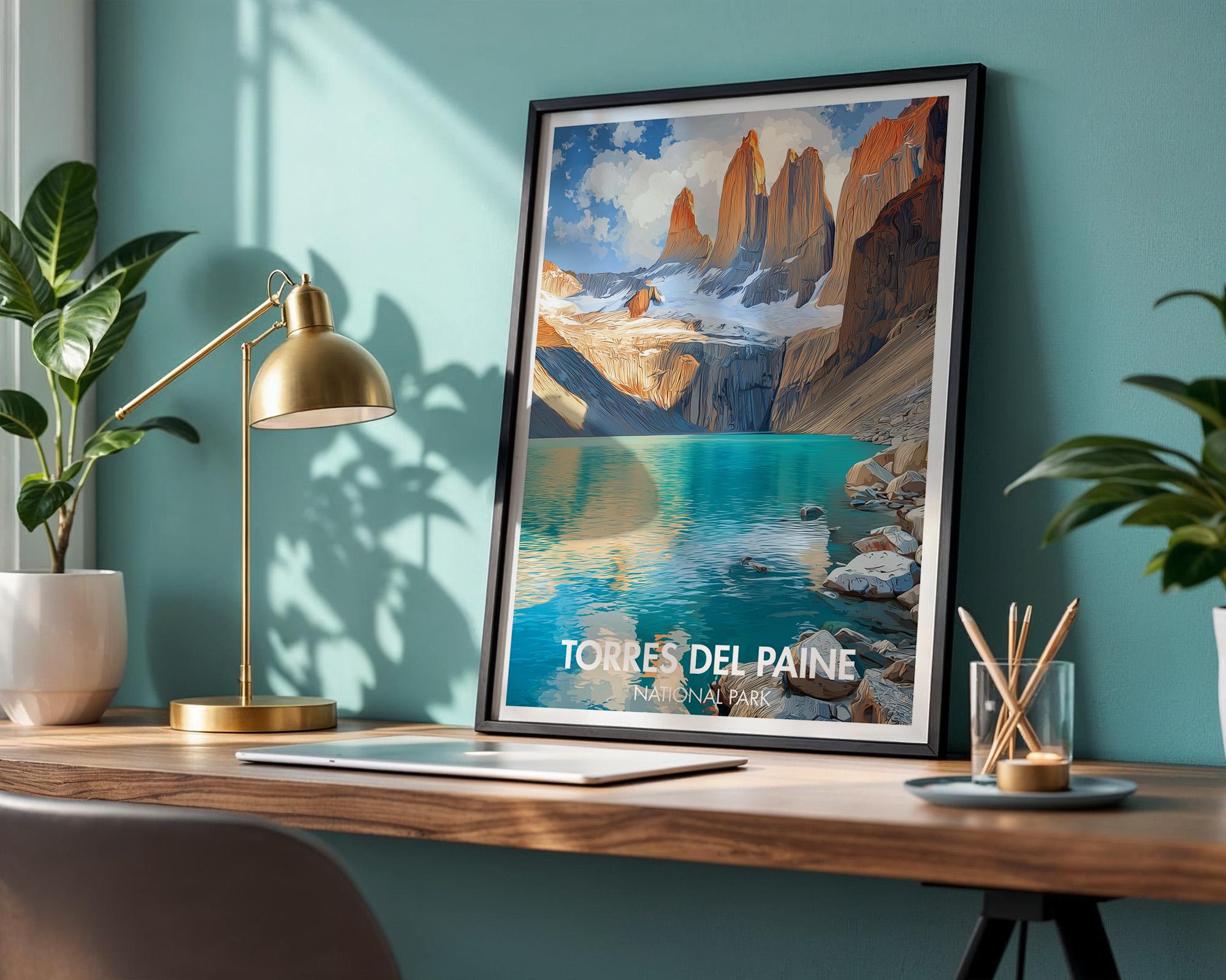 Torres Del Paine Poster