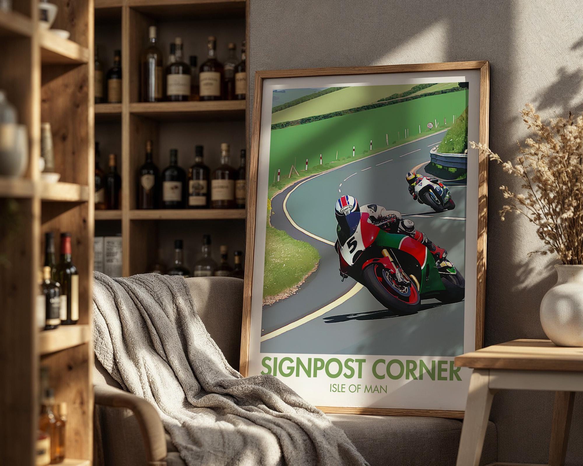 Signpost Corner Poster