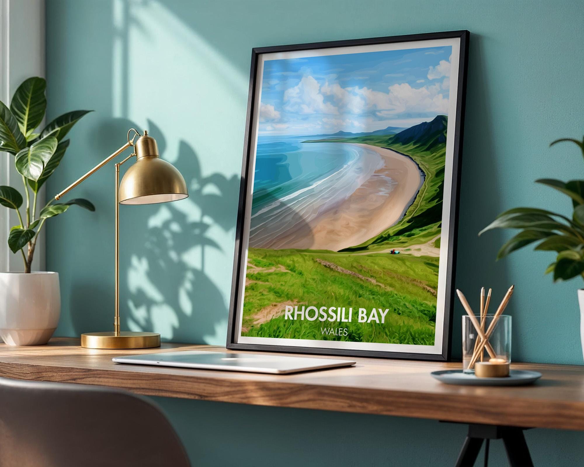 Rhossili Bay Poster