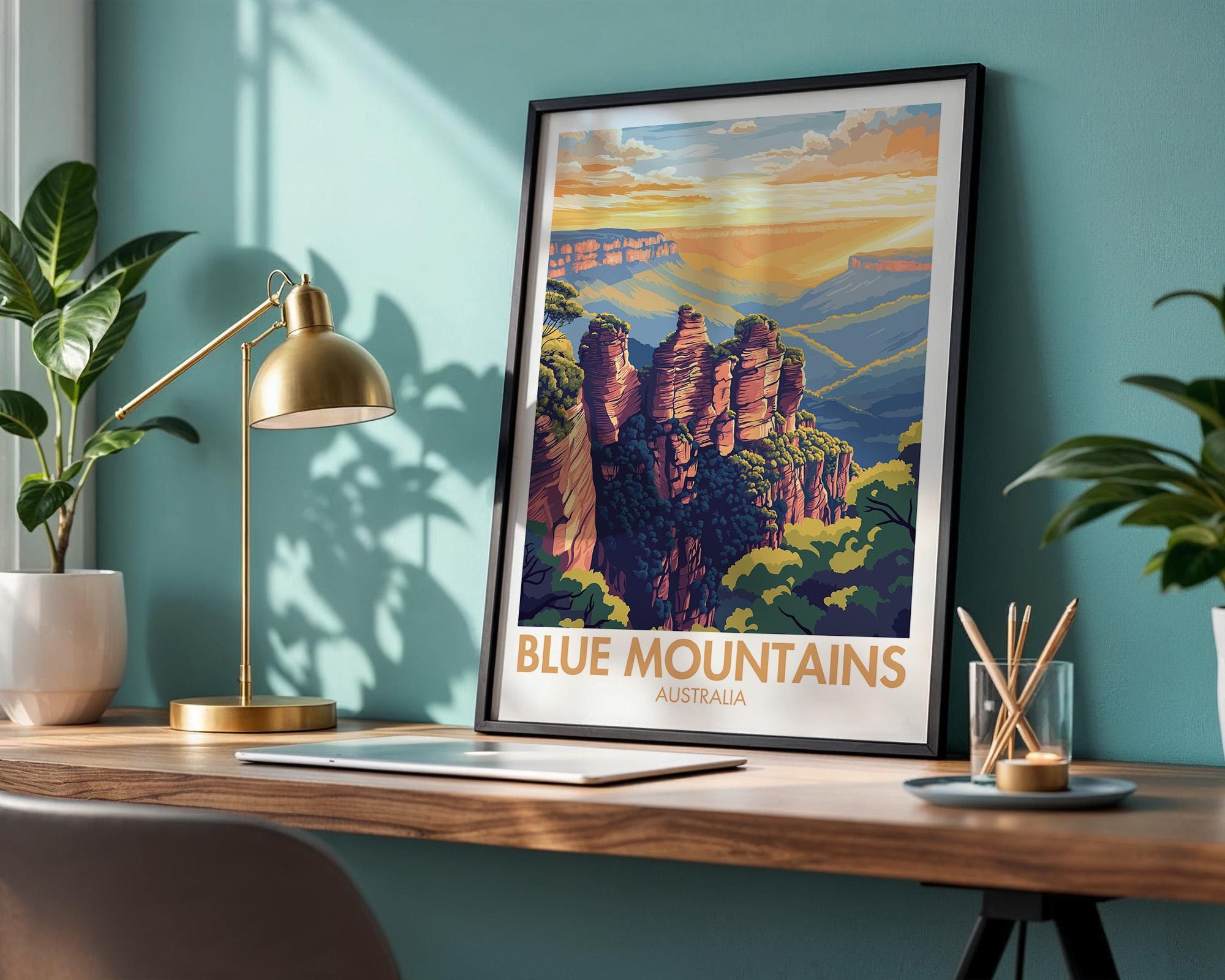 Blue Mountains Poster