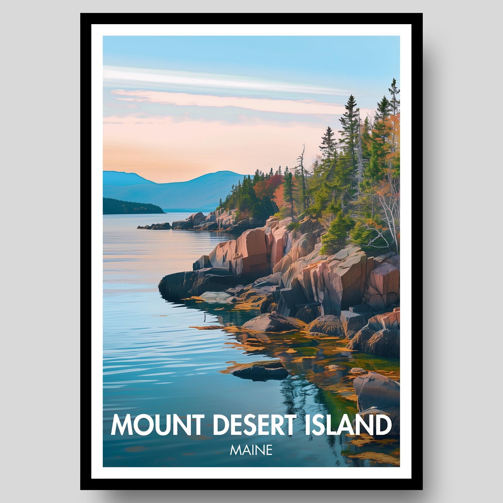 Mount Desert Island Poster