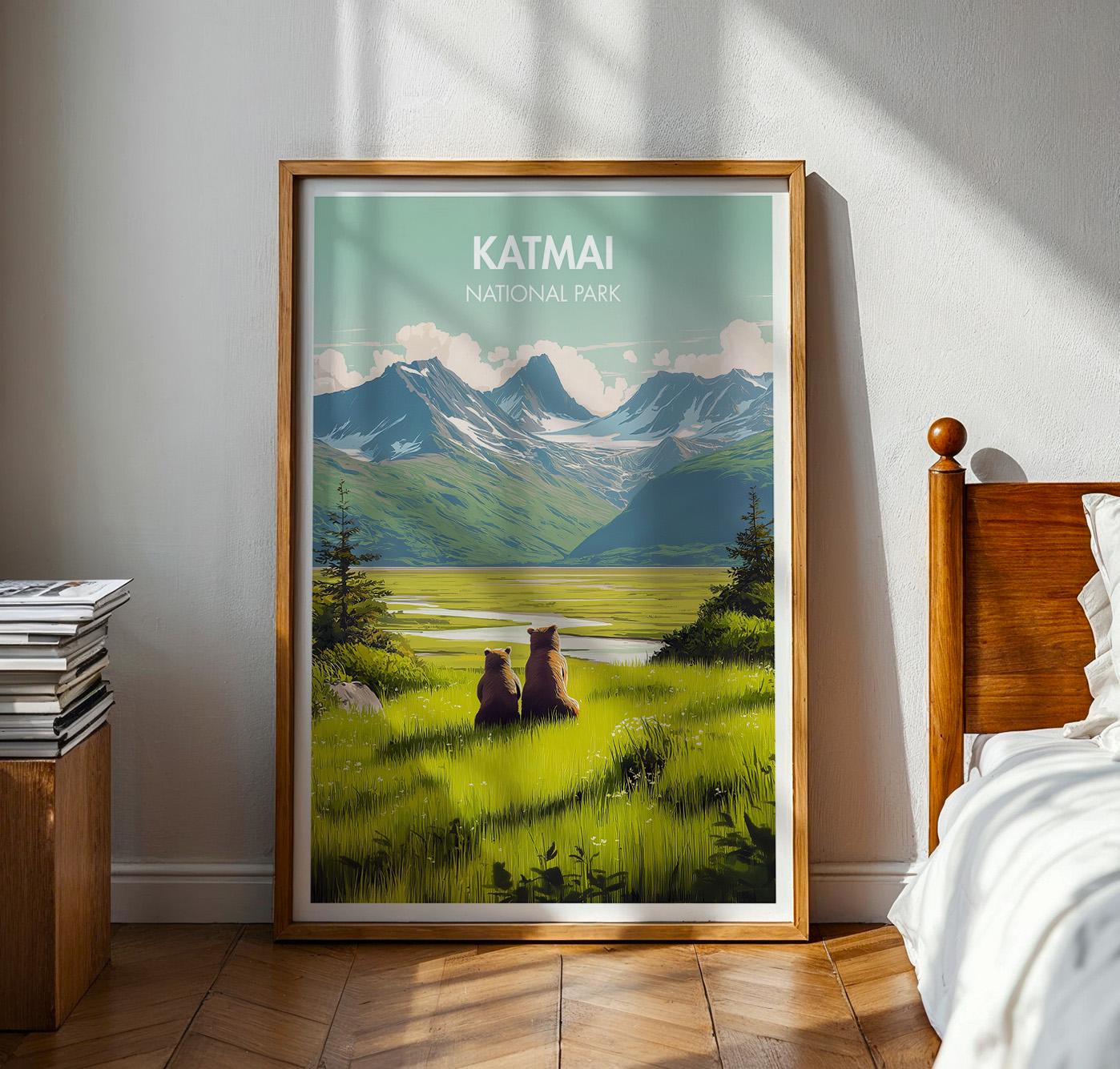 Katmai National Park Poster