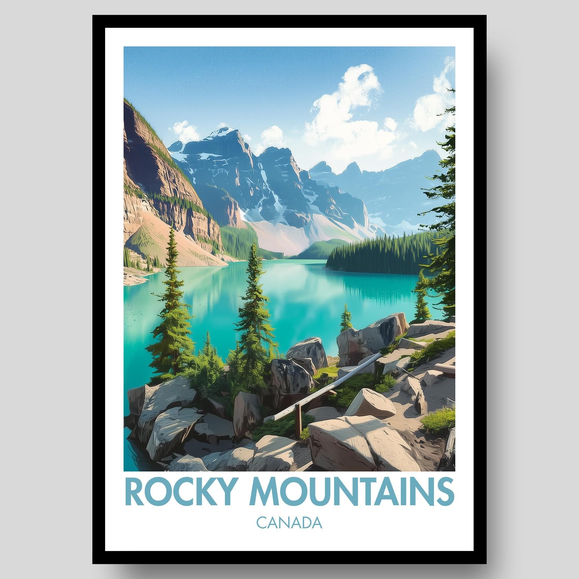 Rocky Mountains Poster