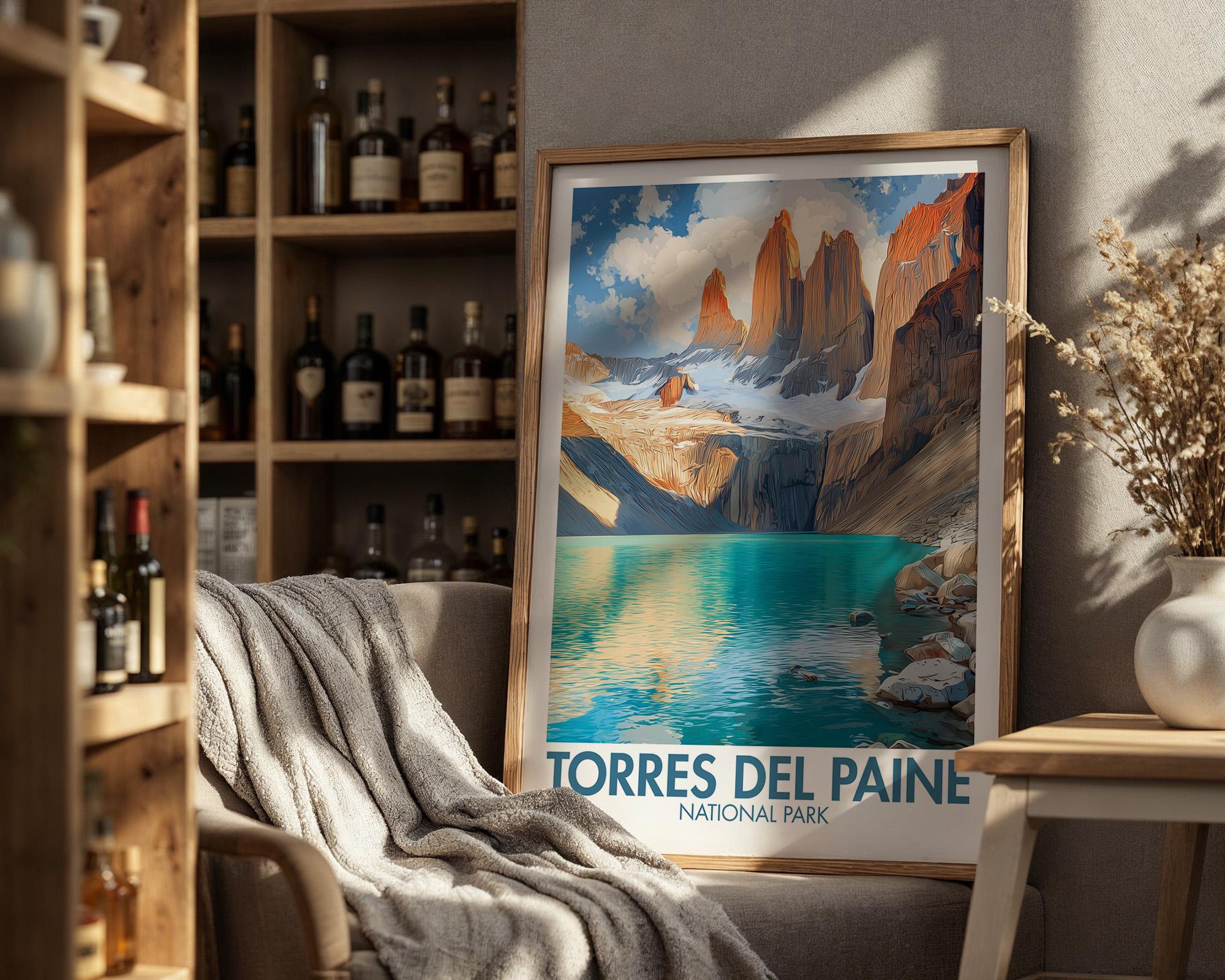 Torres Del Paine Poster
