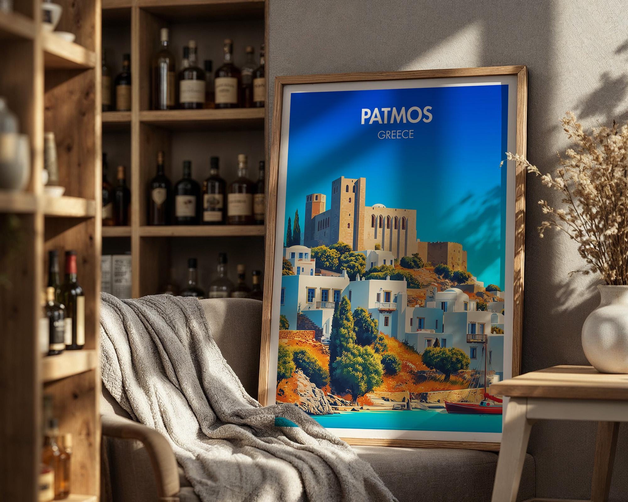 Patmos Island Poster