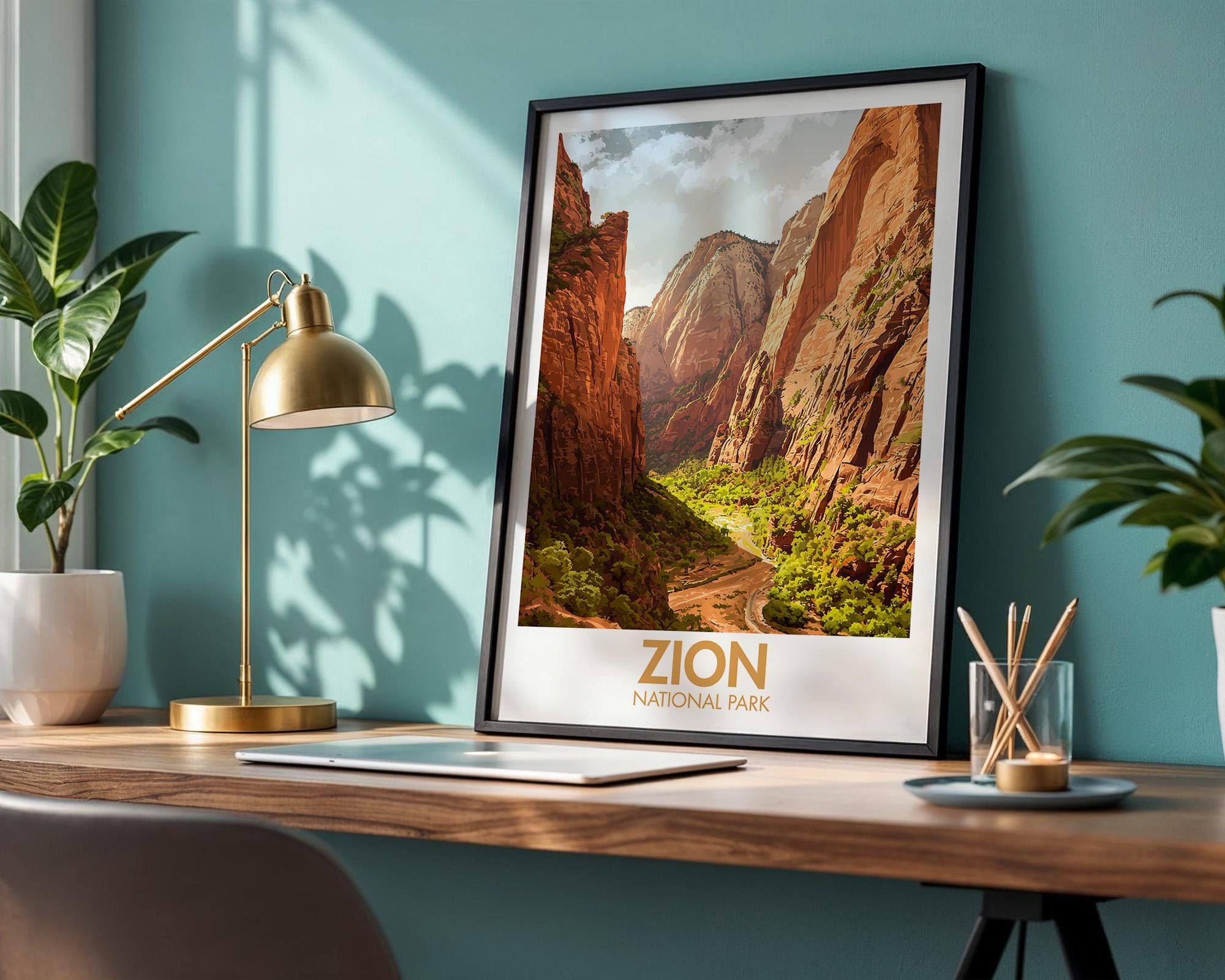 Zion National Park Poster