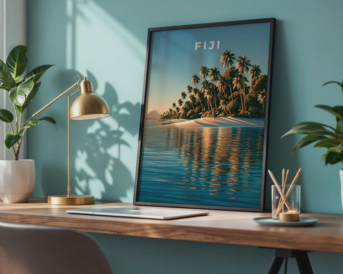 Fiji Poster Tropical Wall Art - WanderWall