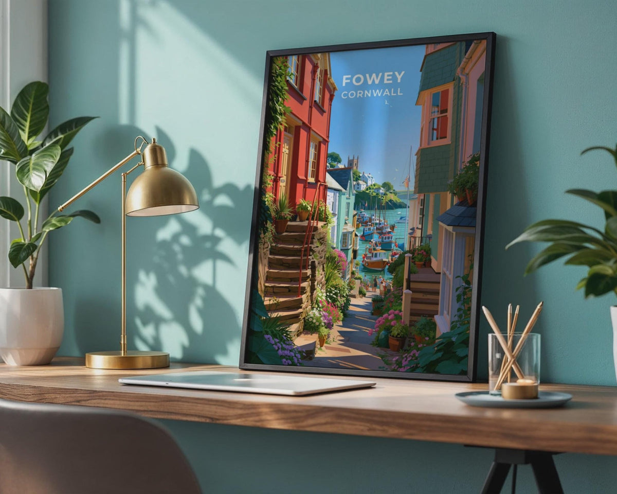 Fowey Poster - WanderWall