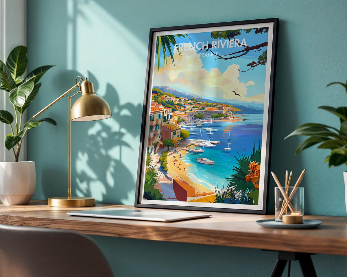 French Riviera Poster - WanderWall