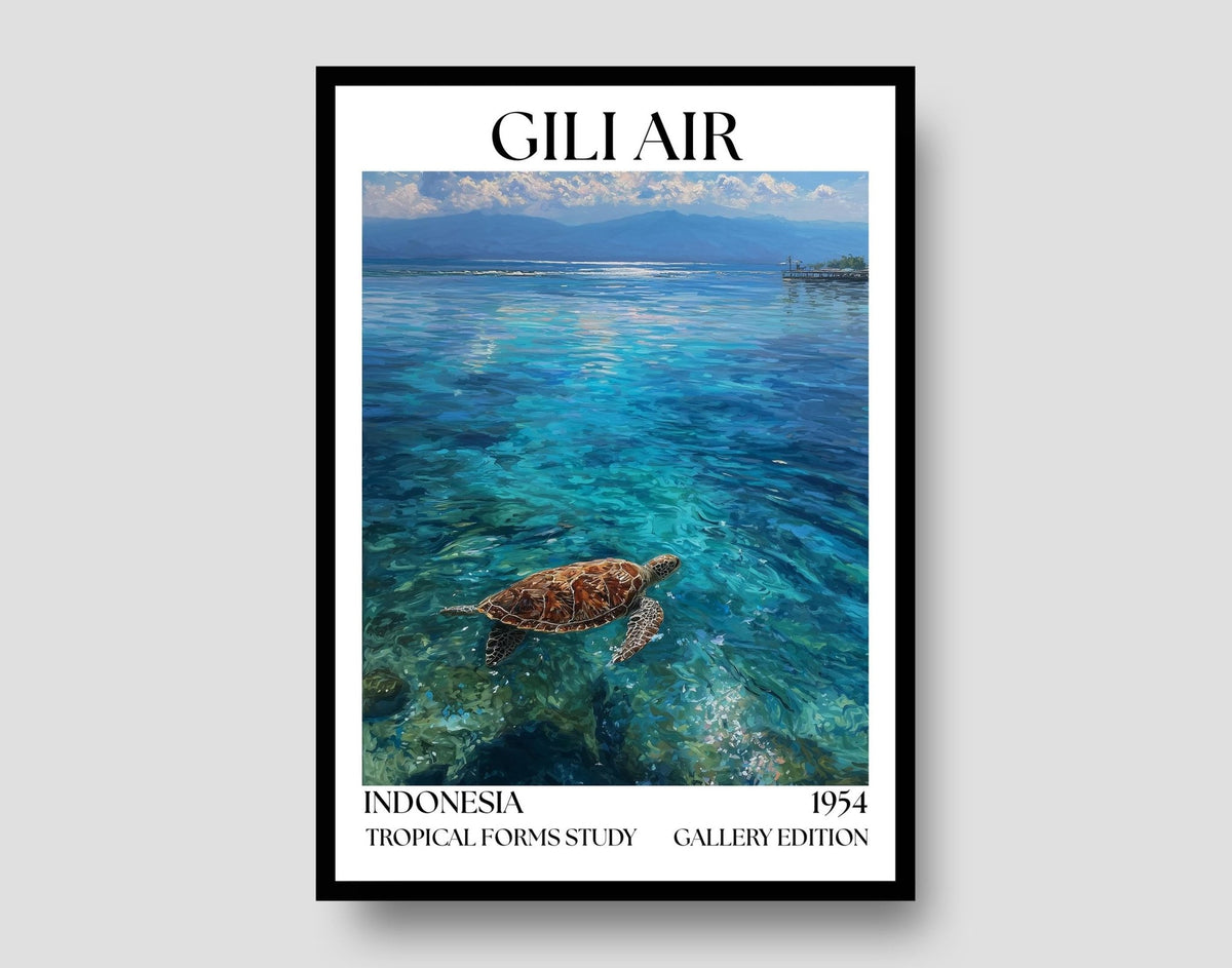 Gili Air Gallery Edition Poster - WanderWall