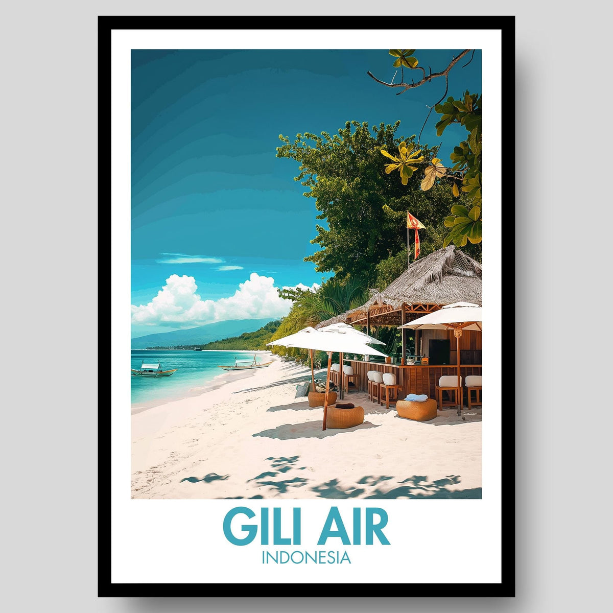 Gili Air Poster - WanderWall