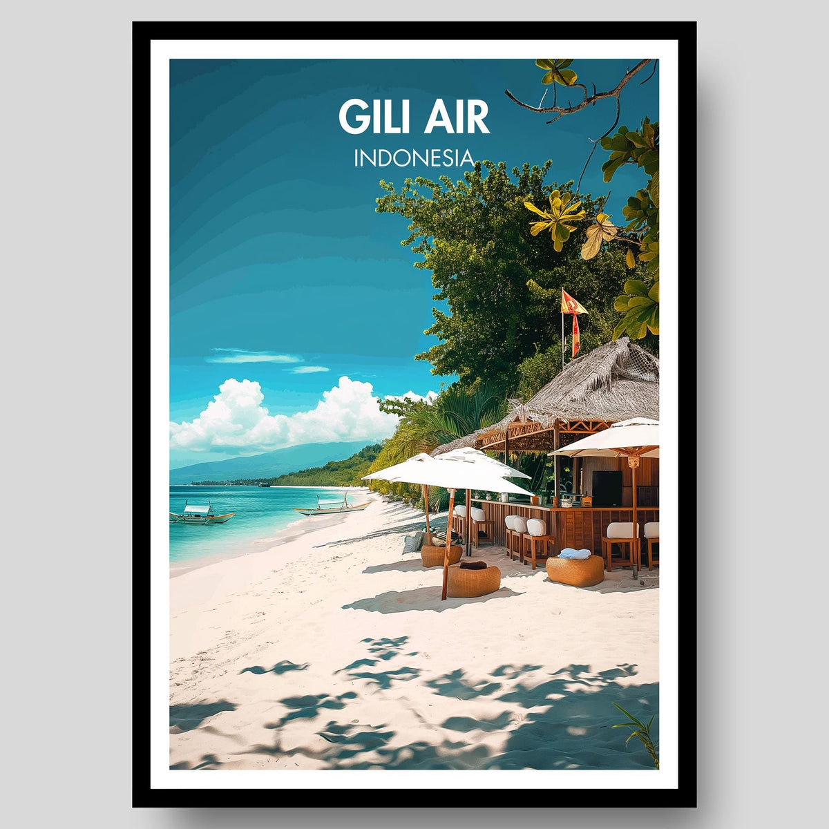 Gili Air Poster - WanderWall