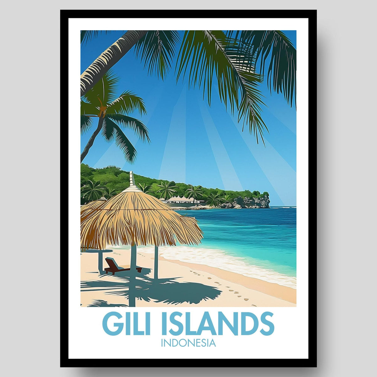 Gili Islands Poster - WanderWall