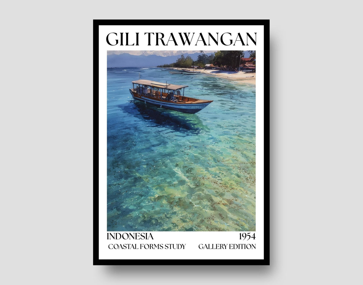 Gili Trawangan Gallery Edition Poster - WanderWall