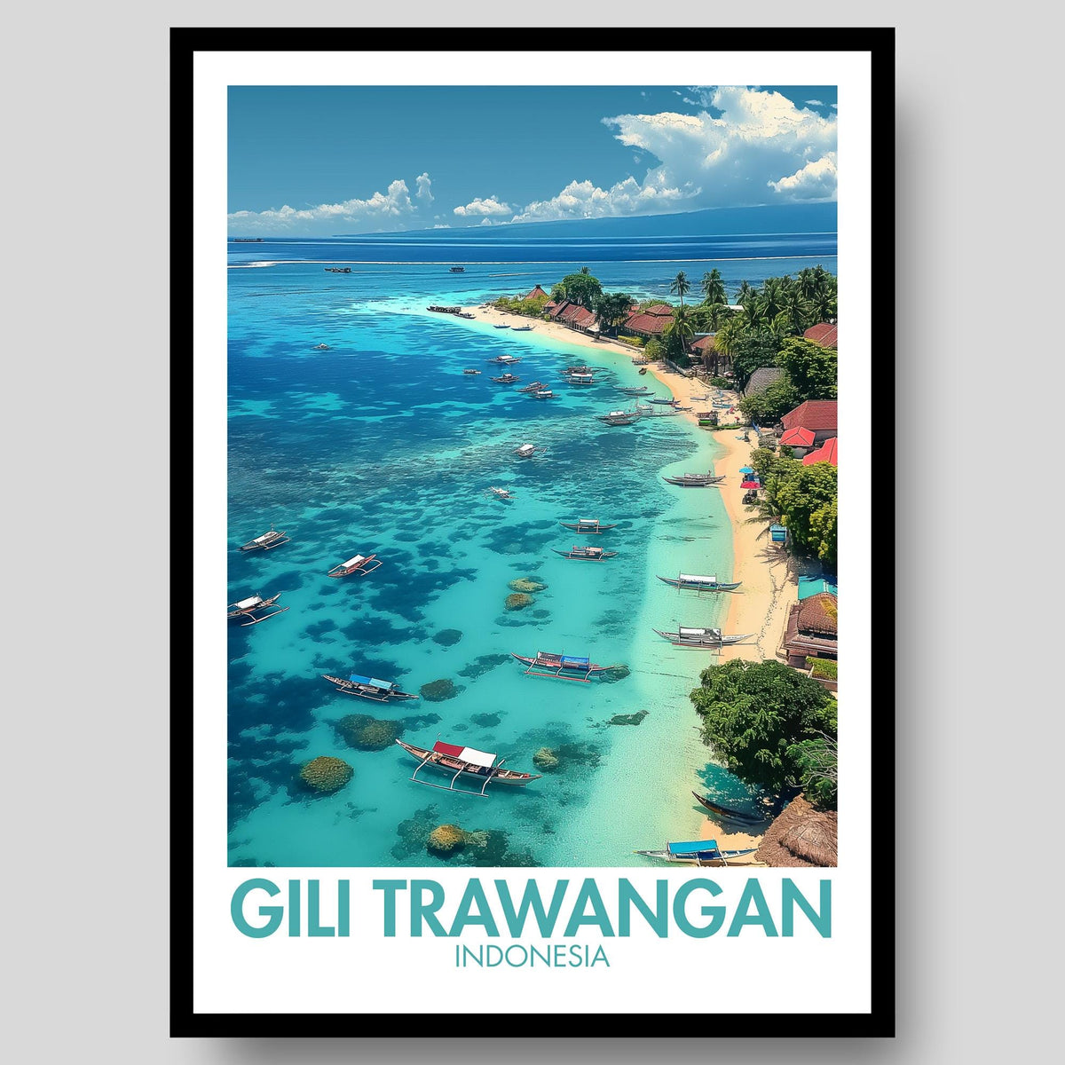 Gili Trawangan Poster - WanderWall