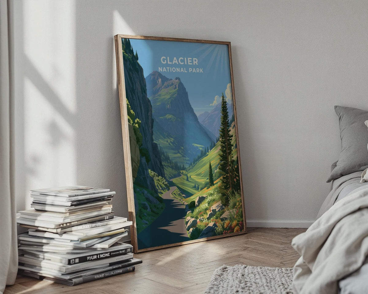 Glacier National Park Poster - WanderWall