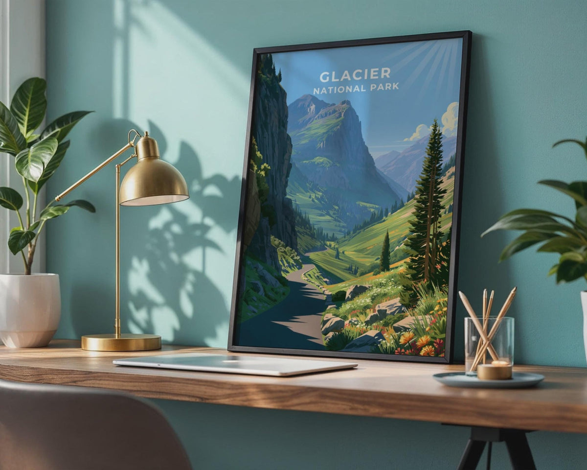 Glacier National Park Poster - WanderWall