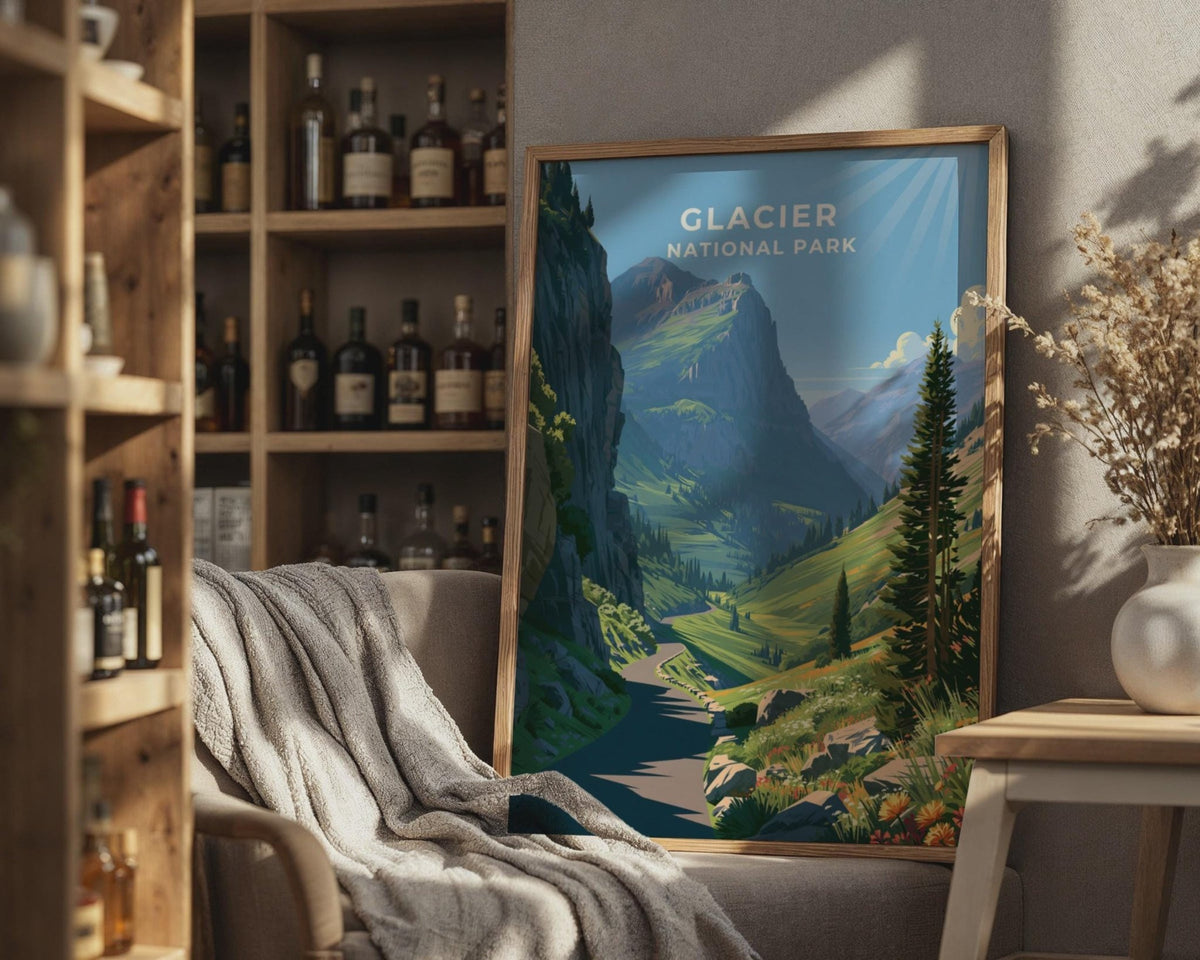 Glacier National Park Poster - WanderWall