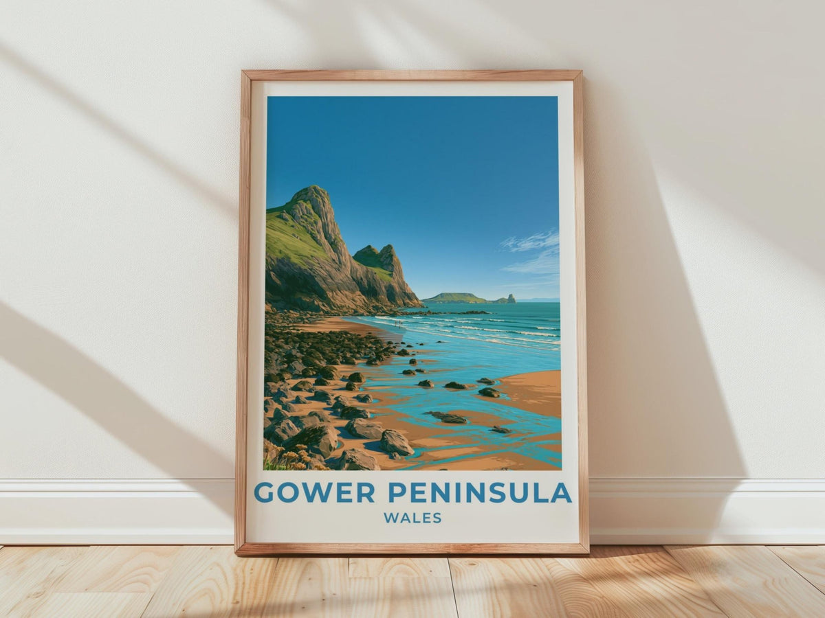 Gower Peninsula Poster - WanderWall