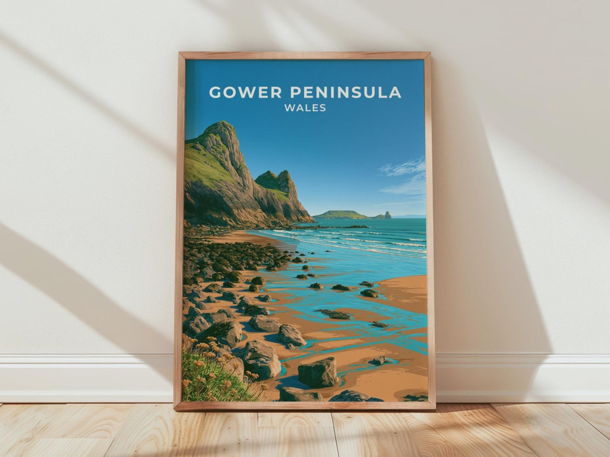 Gower Peninsula Poster - WanderWall