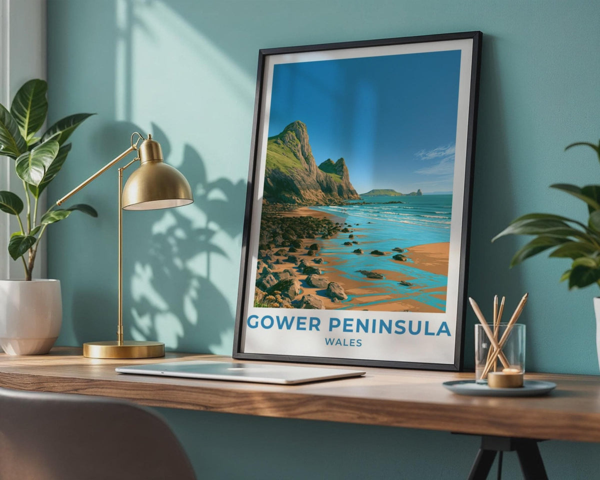 Gower Peninsula Poster - WanderWall