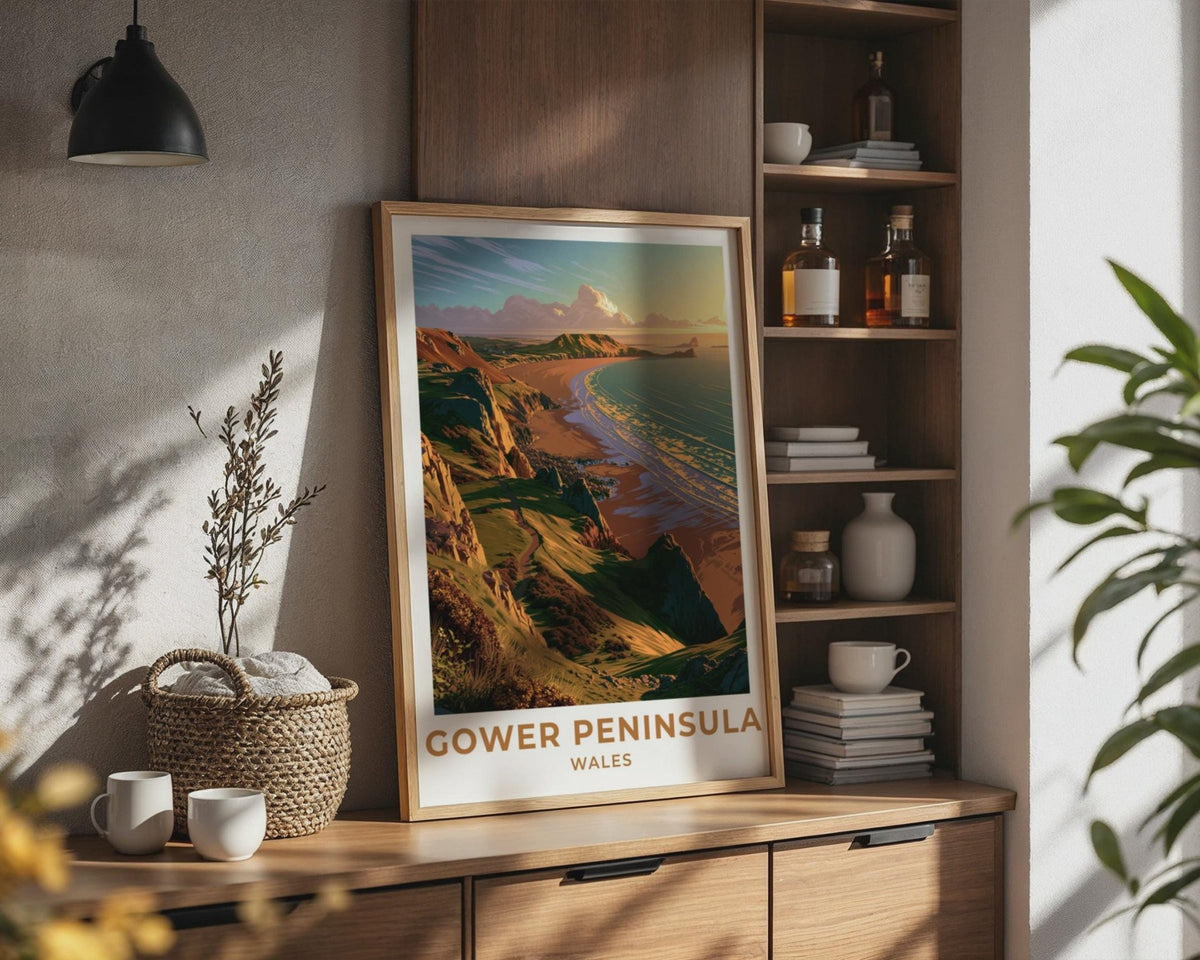 Gower Peninsula Poster - WanderWall