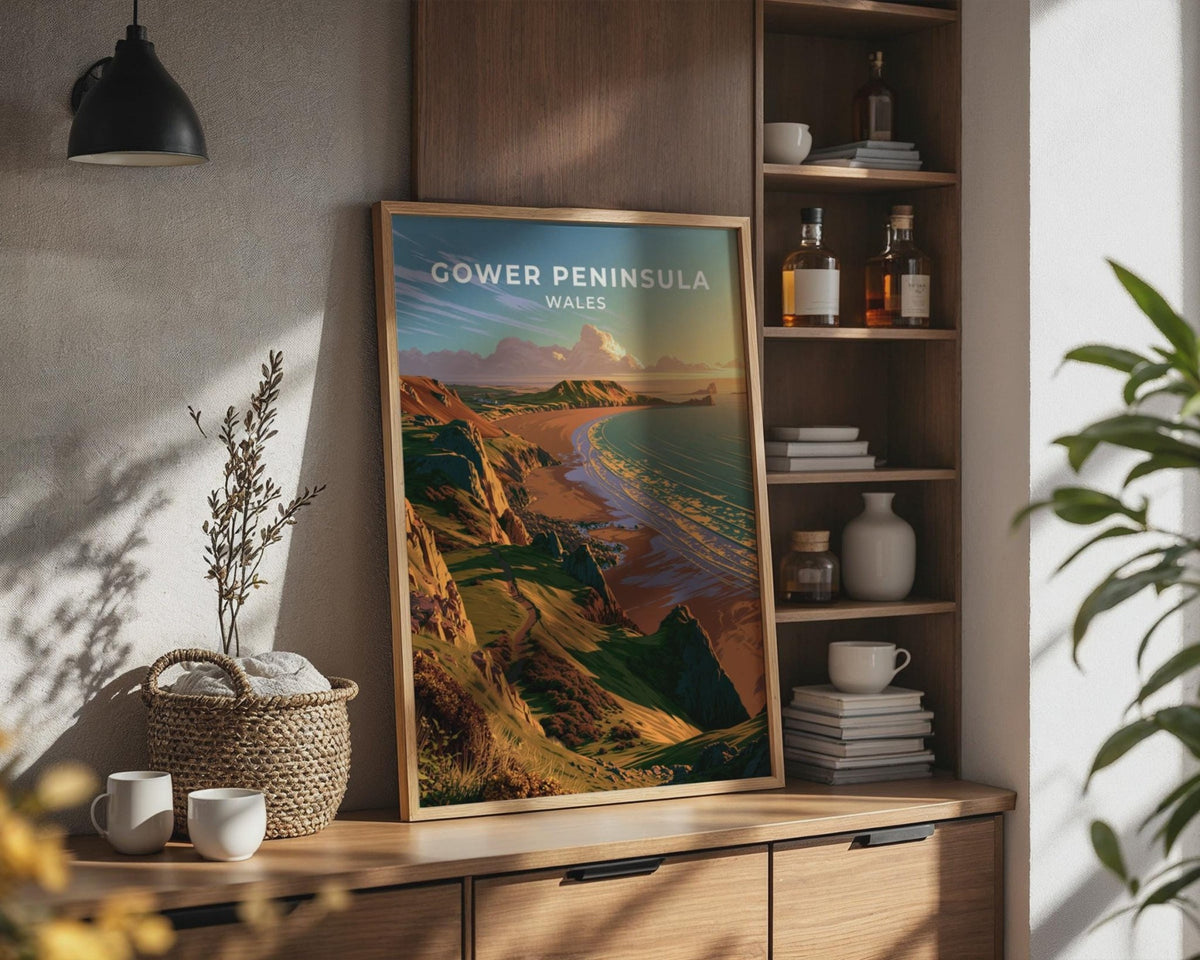 Gower Peninsula Poster - WanderWall