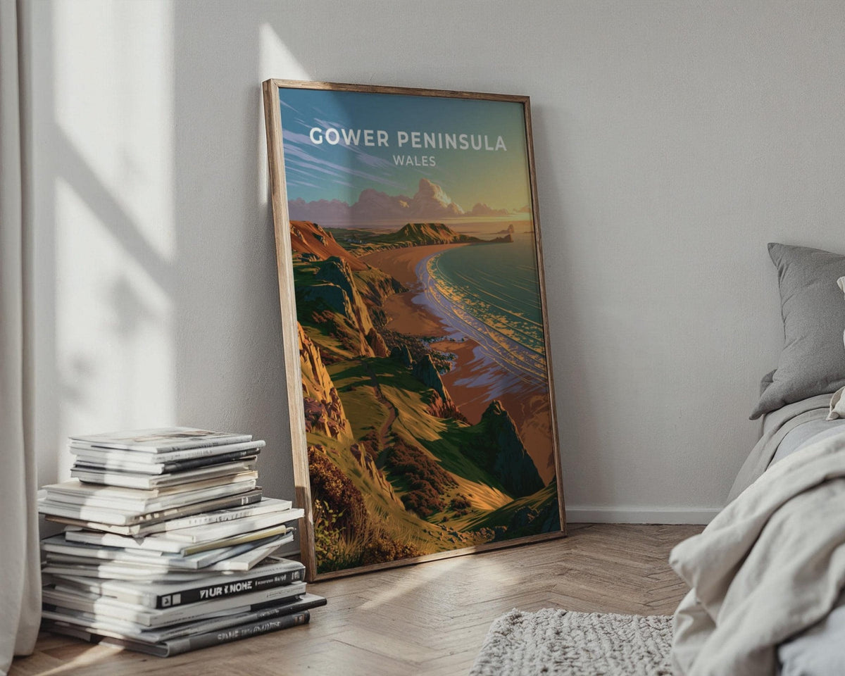 Gower Peninsula Poster - WanderWall