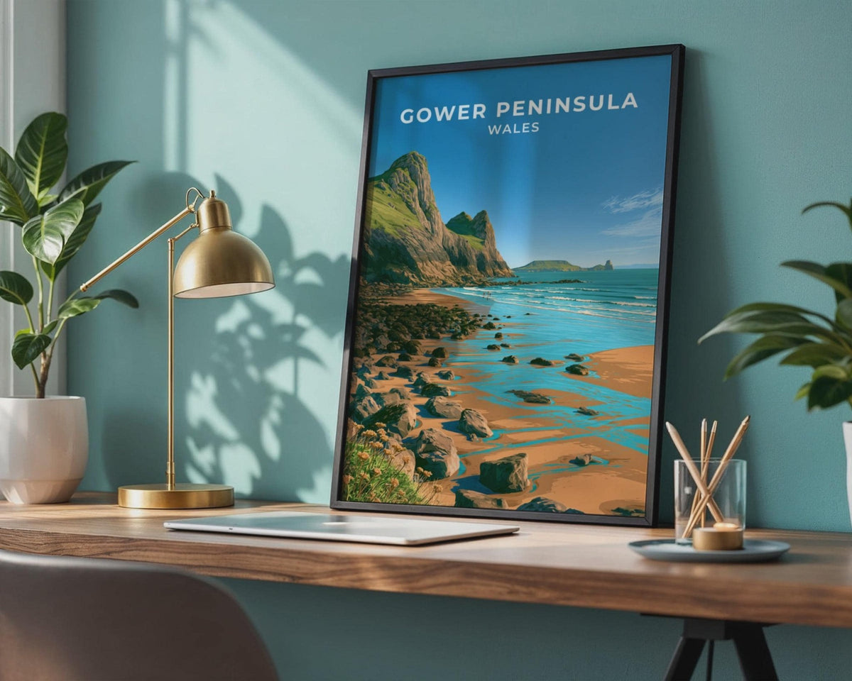 Gower Peninsula Poster - WanderWall