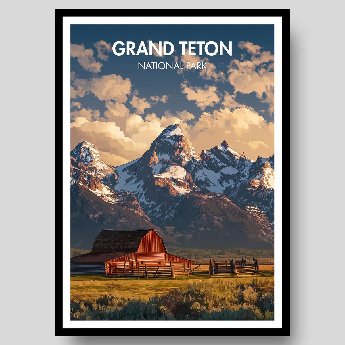 Grand Teton National Park Poster - WanderWall