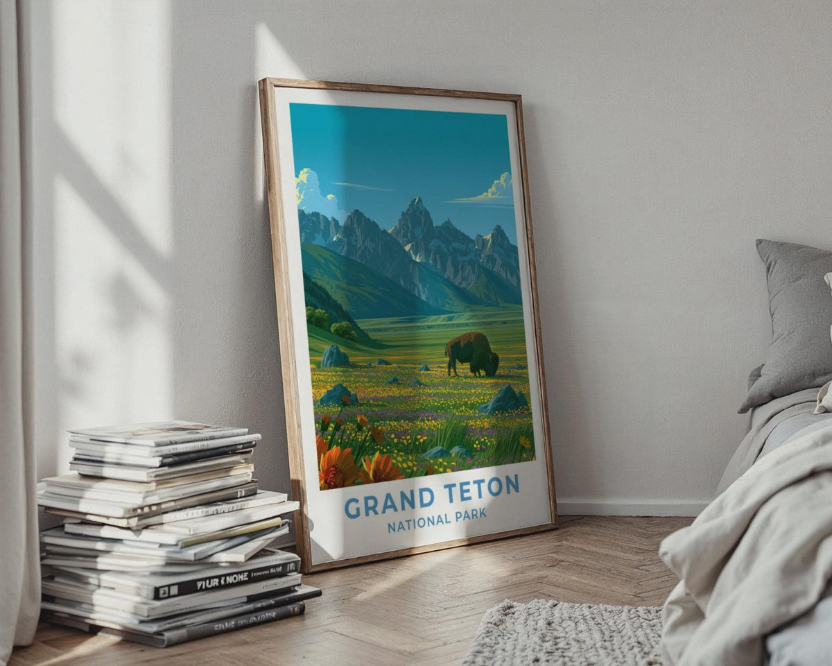 Grand Teton Poster - WanderWall