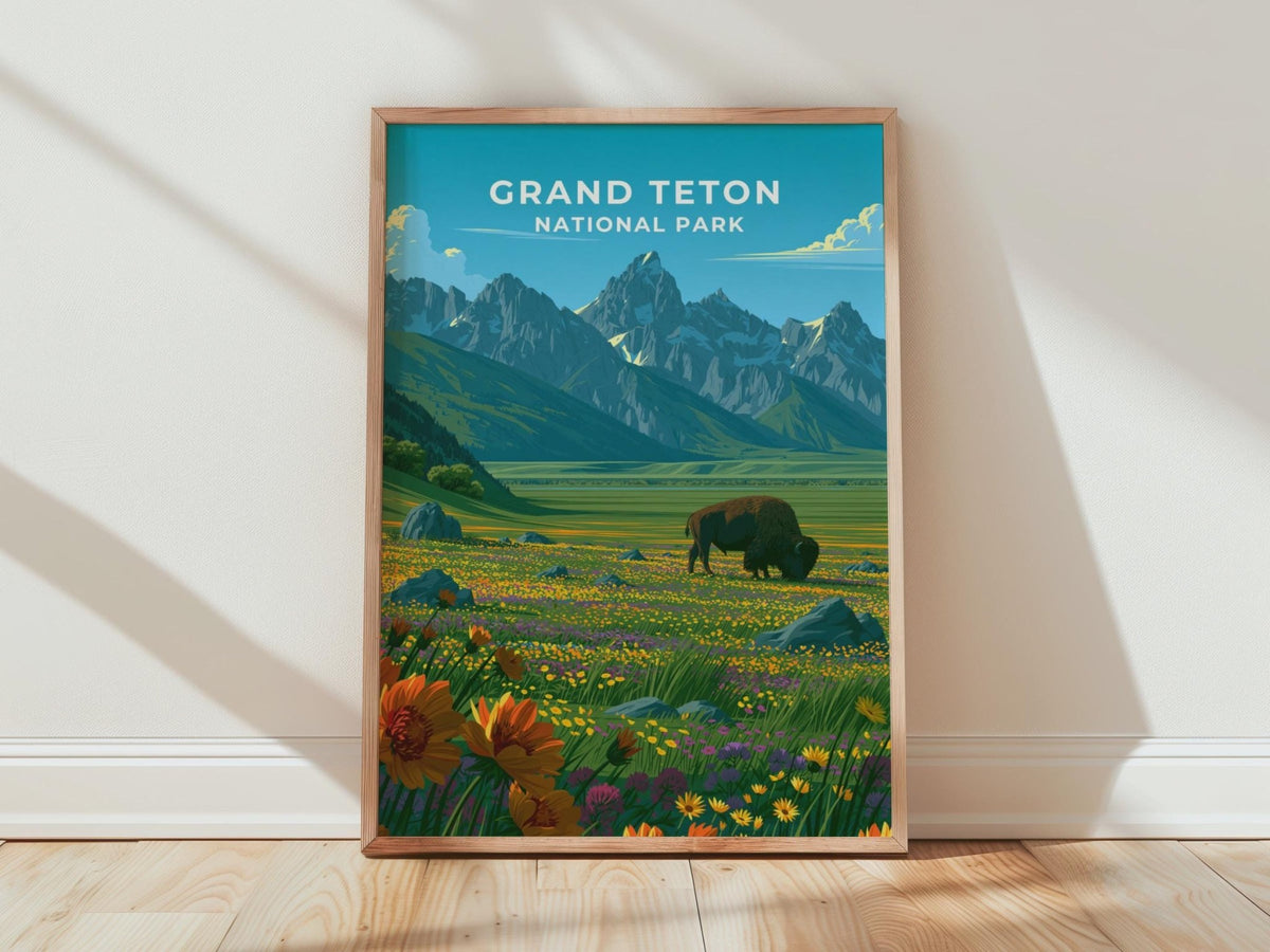 Grand Teton Poster - WanderWall
