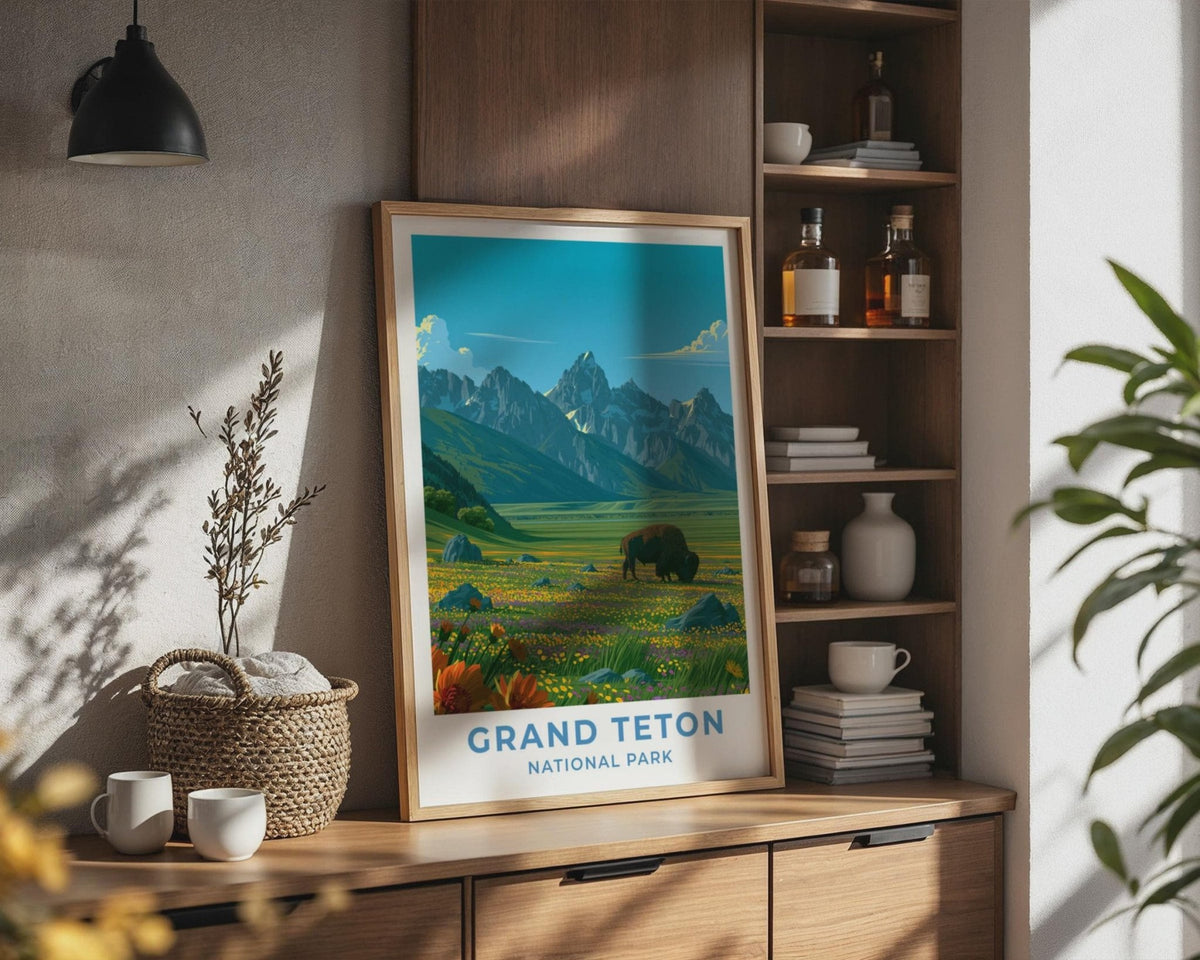 Grand Teton Poster - WanderWall