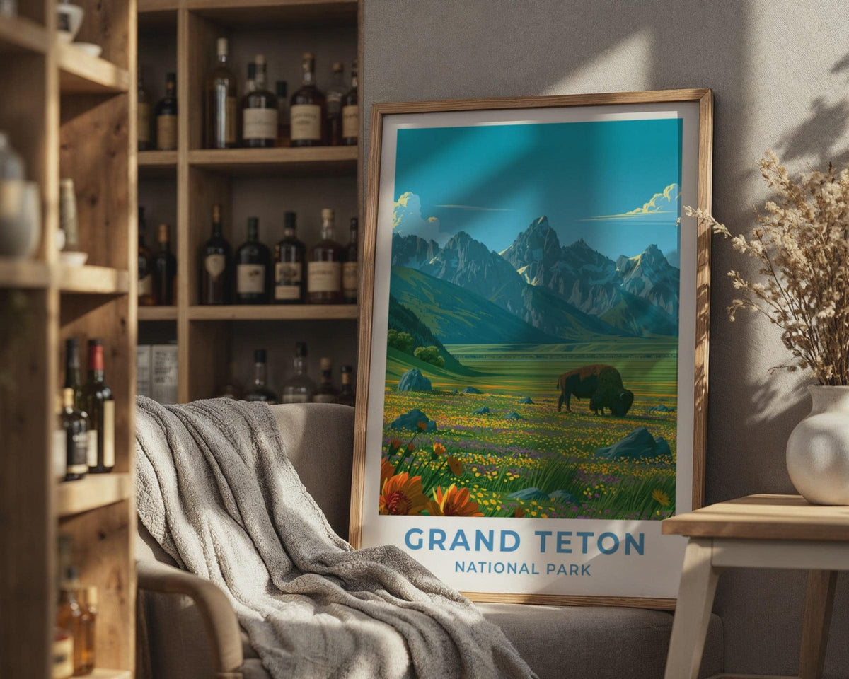 Grand Teton Poster - WanderWall