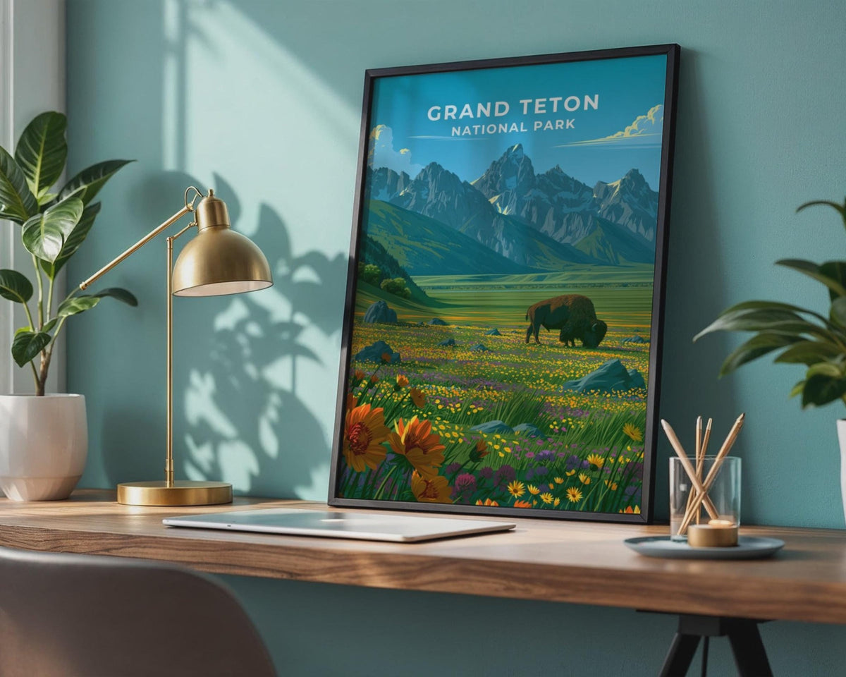 Grand Teton Poster - WanderWall