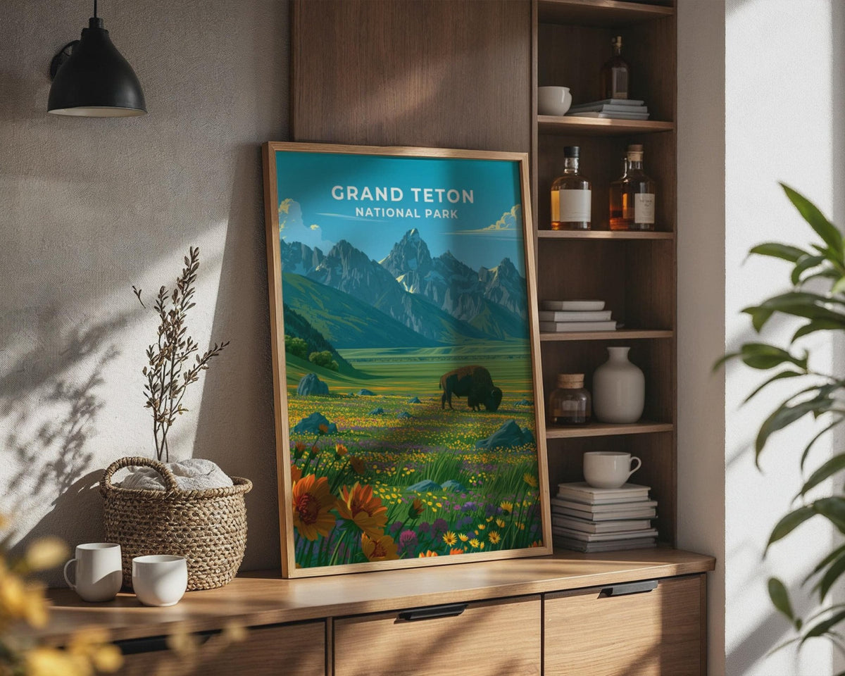 Grand Teton Poster - WanderWall