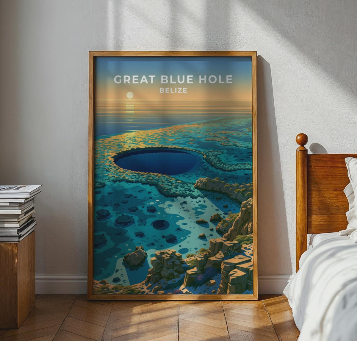 Great Blue Hole Poster - WanderWall