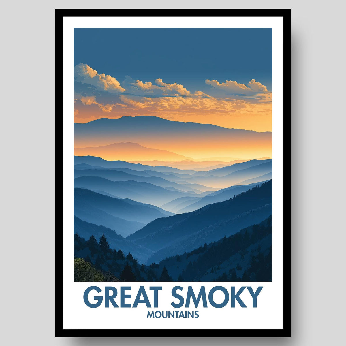 Great Smoky Mountains Poster - WanderWall