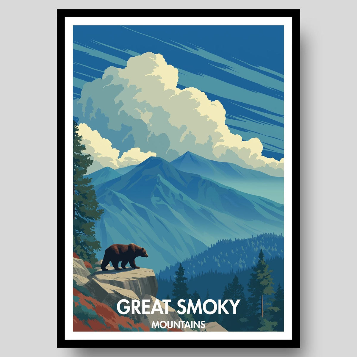 Great Smoky Mountains Poster - WanderWall