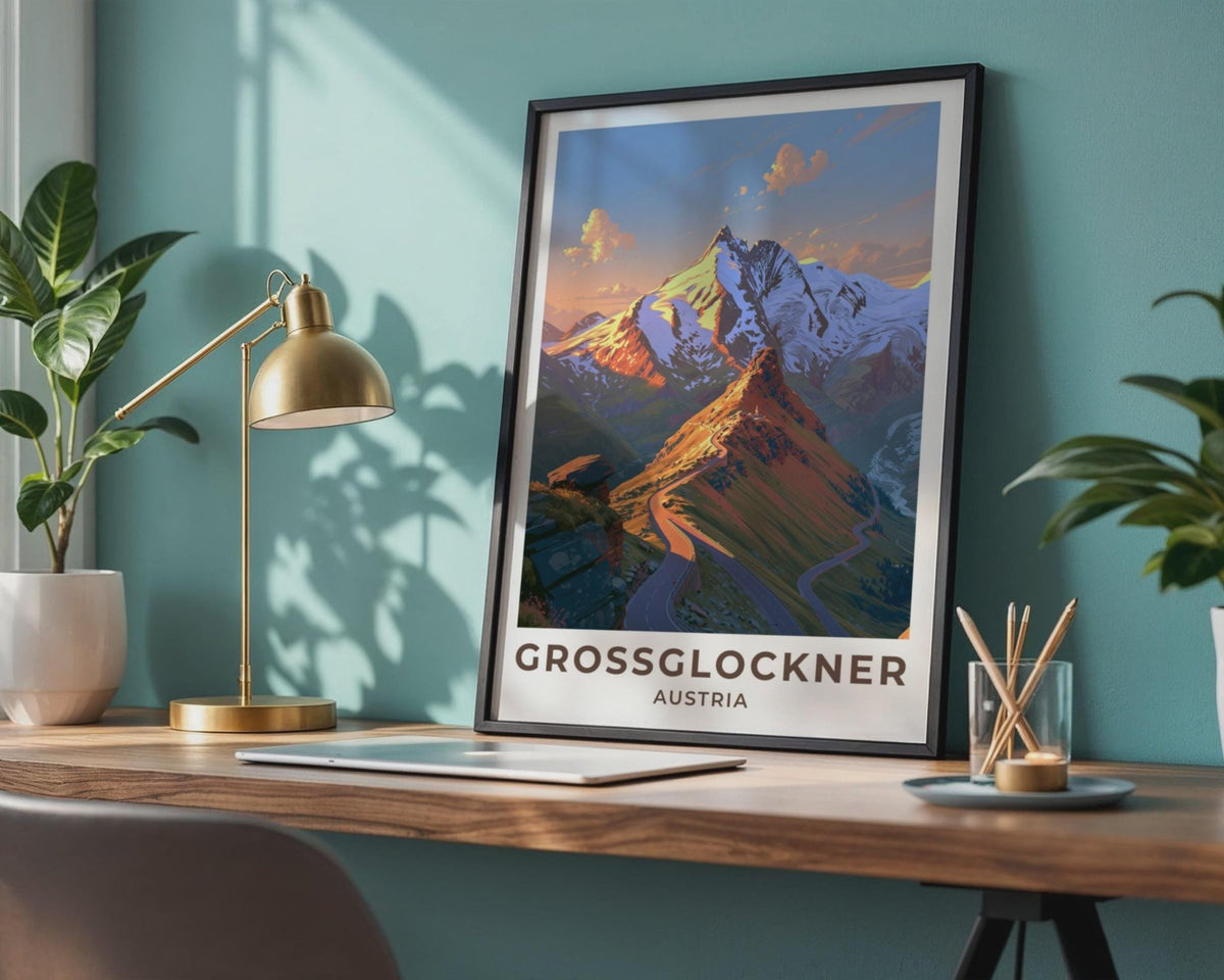 Grossglockner Austria Travel Poster - WanderWall