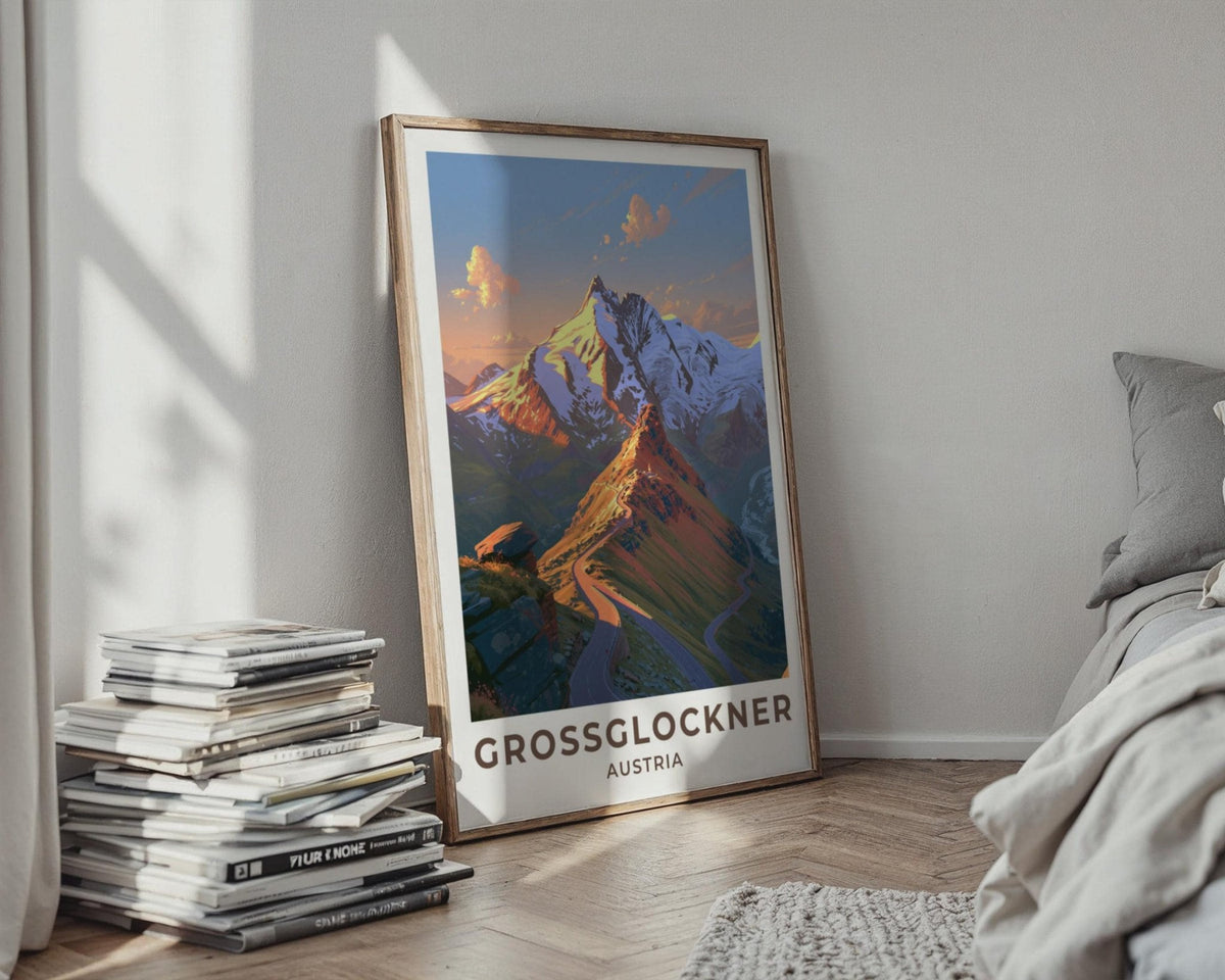 Grossglockner Austria Travel Poster - WanderWall
