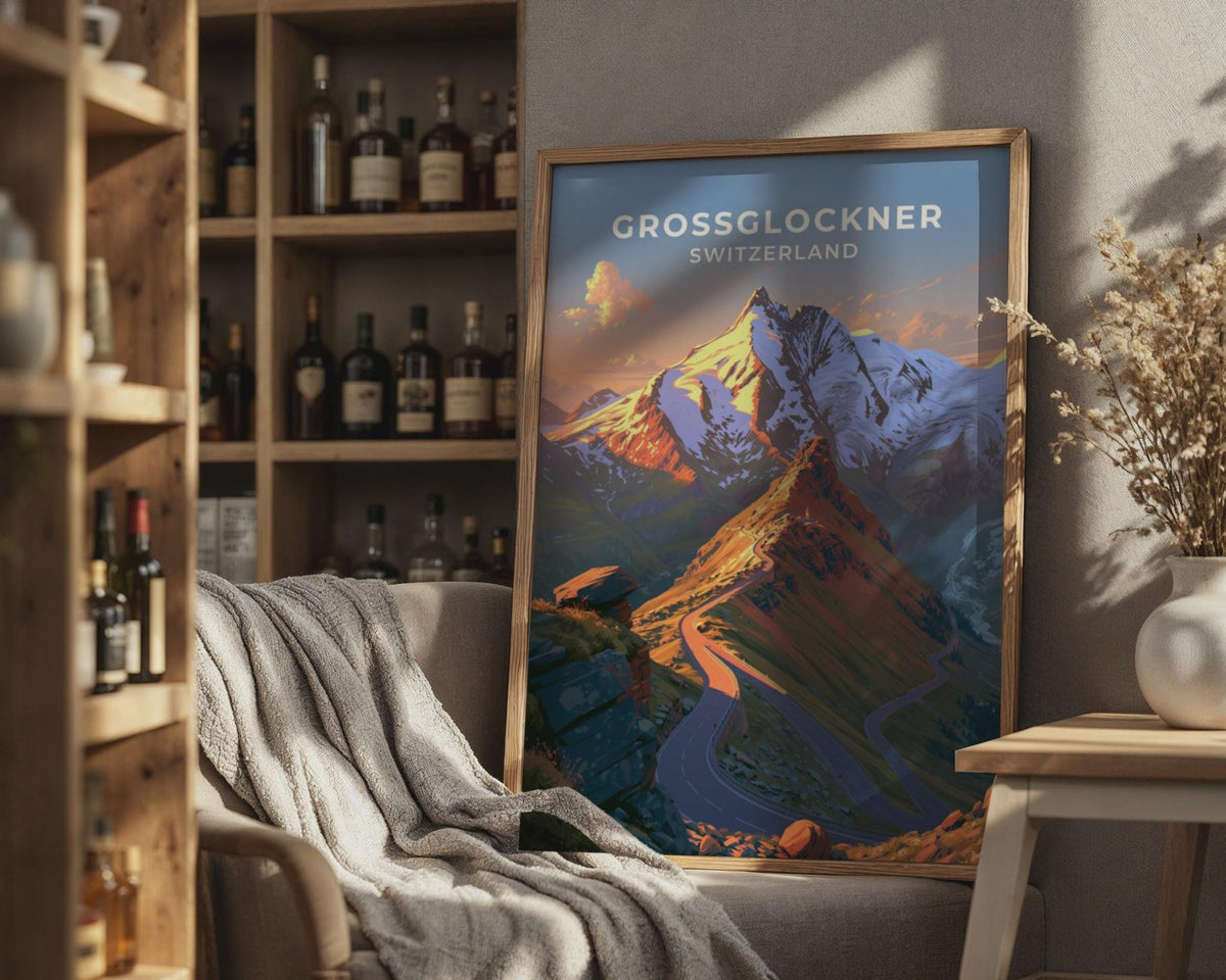 Grossglockner Austria Travel Poster - WanderWall