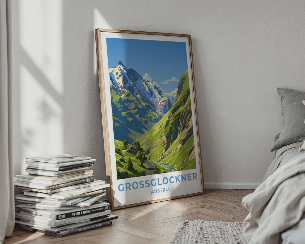 Grossglockner Austria Travel Poster - WanderWall