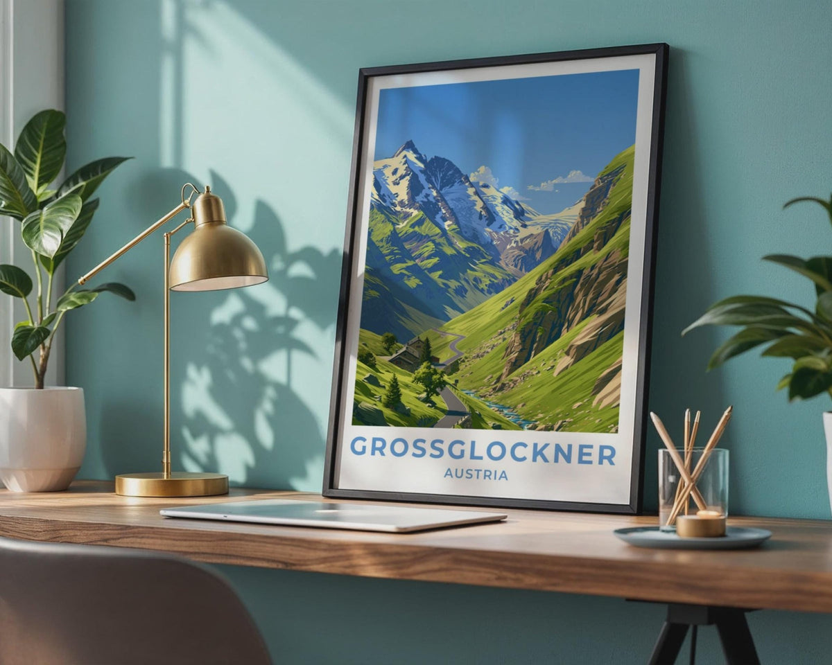 Grossglockner Austria Travel Poster - WanderWall