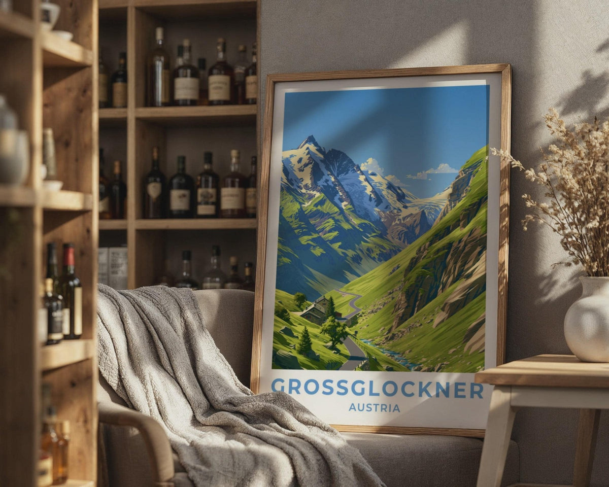 Grossglockner Austria Travel Poster - WanderWall