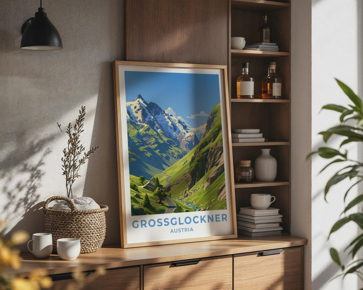 Grossglockner Austria Travel Poster - WanderWall